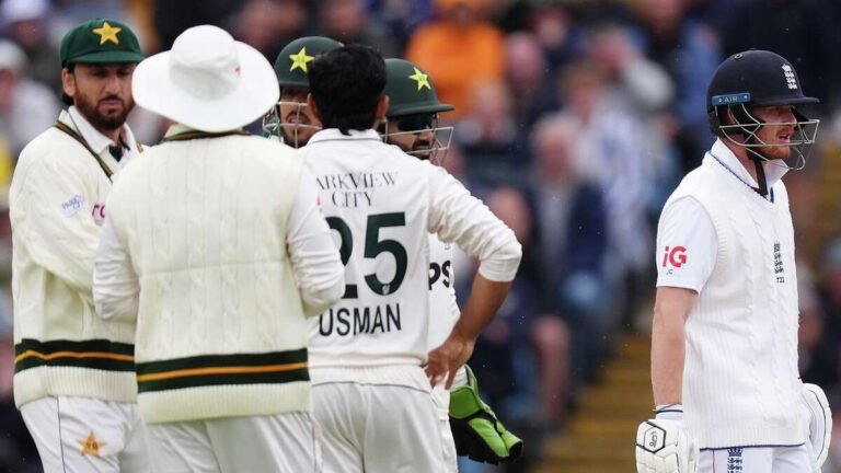 England all out for 409, lead Pakistan by 238 runs in 1st Test