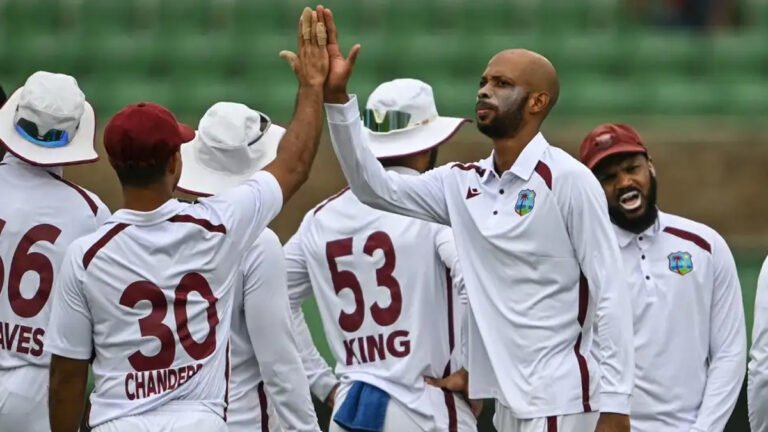 Chase sparks Bangladesh collapse as West Indies on top in Mirpur