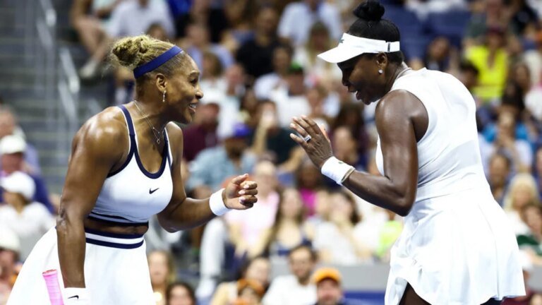 Williams sisters fall in thrilling return to US Open doubles
