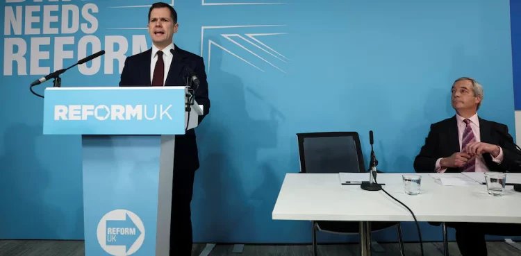 UK’s surging Reform party draws big-name defector Jenrick