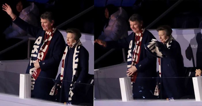Princess Anne, Sir Tim light up 2026 Winter Olympics opening ceremony