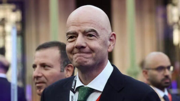 Infantino avoids comment on proposal, focuses on FIFA growth