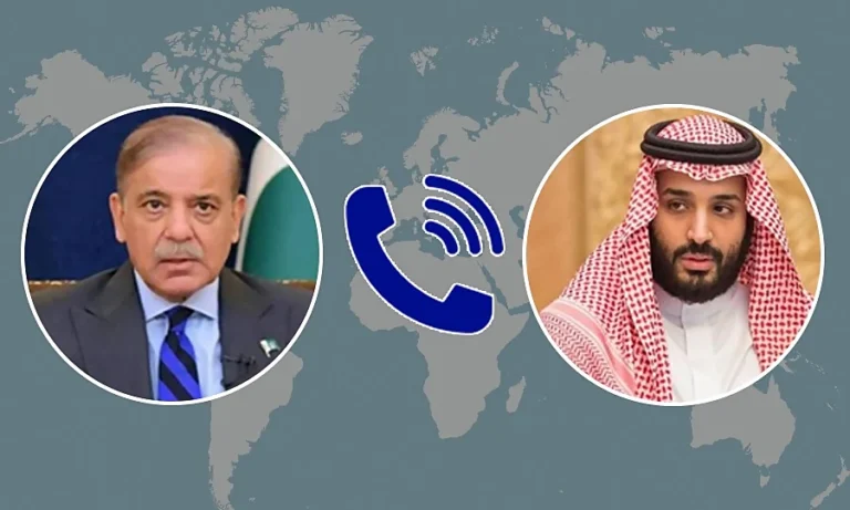 سعودی عرب پر حوثی حملوں کے بعد شہباز شریف کا محمد بن سلمان سے اہم ٹیلیفونک رابطہ