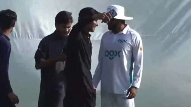 Babar Azam throws fan’s phone away during selfie attempt, video goes viral