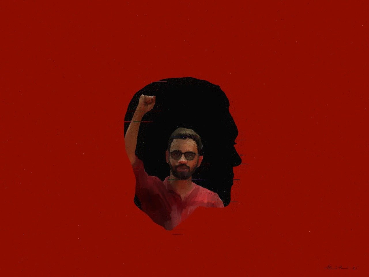1791566422 Umar Khalid Illustration Pariplab The Wire