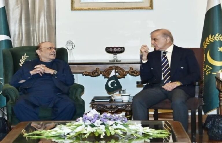 صدر مملکت سے وزیراعظم شہباز شریف کی ایوان صدر میں اہم ملاقات، پی ٹی آئی سے مذاکرات کیلئے مشترکہ وفد تشکیل