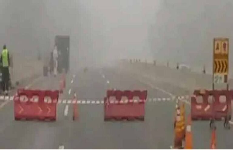 شدید دھند کے باعث موٹروے مختلف مقامات سے ٹریفک کے لیے بند کر دی گئی