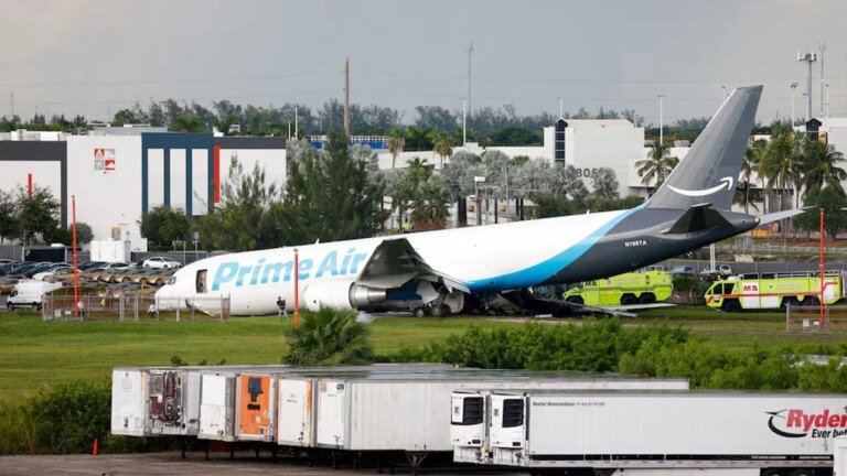 Amazon Prime Air cargo plane crash claims at least five lives