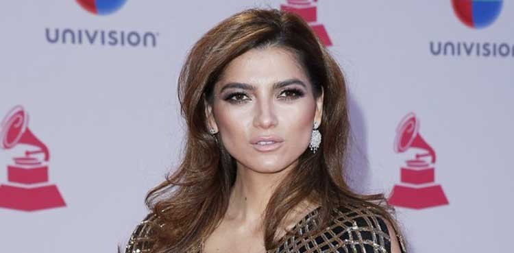 Blanca Blanco bares it all in sheer black for spooky season statement