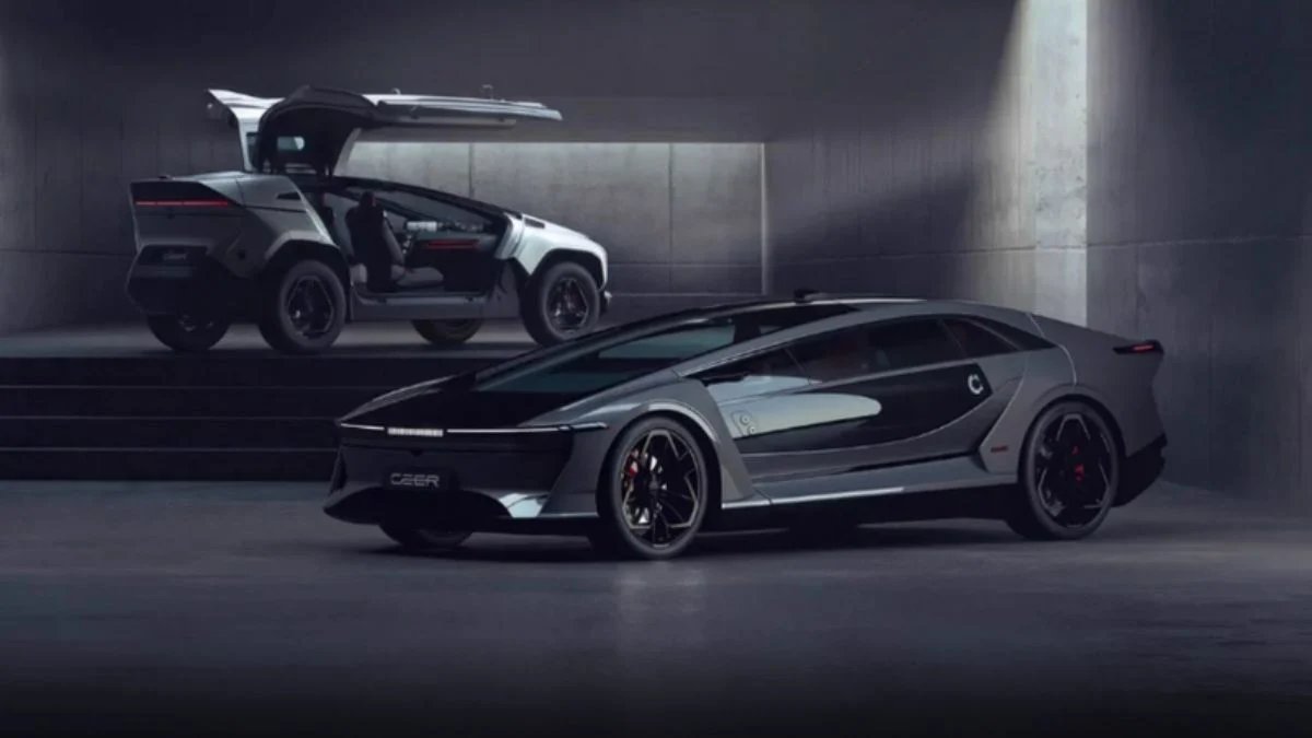 CEERs first electric vehicles EXOBOT sedan and SUV