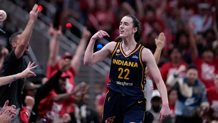 Caitlin Clark goes historic as Fever force game 2 thriller
