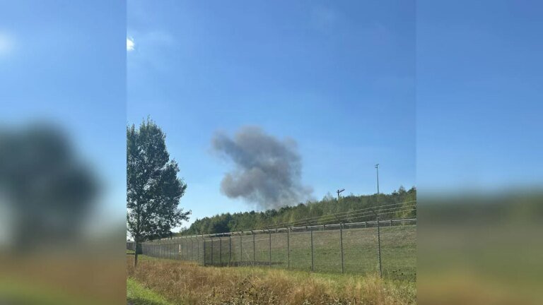 F-16 fighter jet crashes at US air base in western Germany