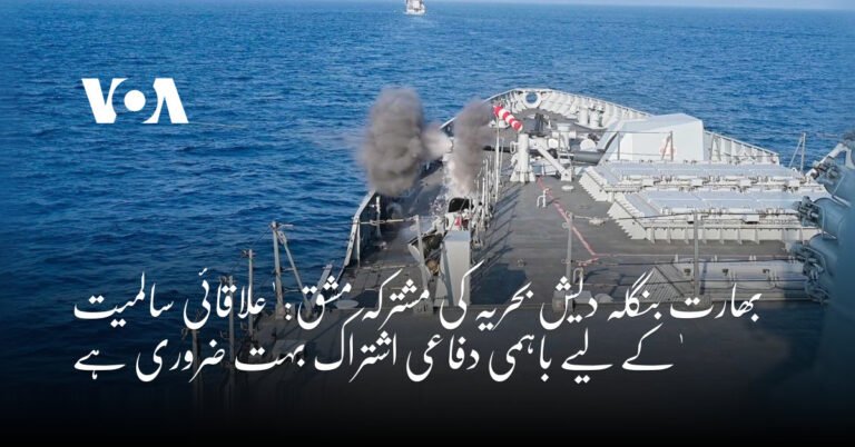 ‘علاقائی سالمیت کے لیے باہمی دفاعی اشتراک بہت ضروری ہے’