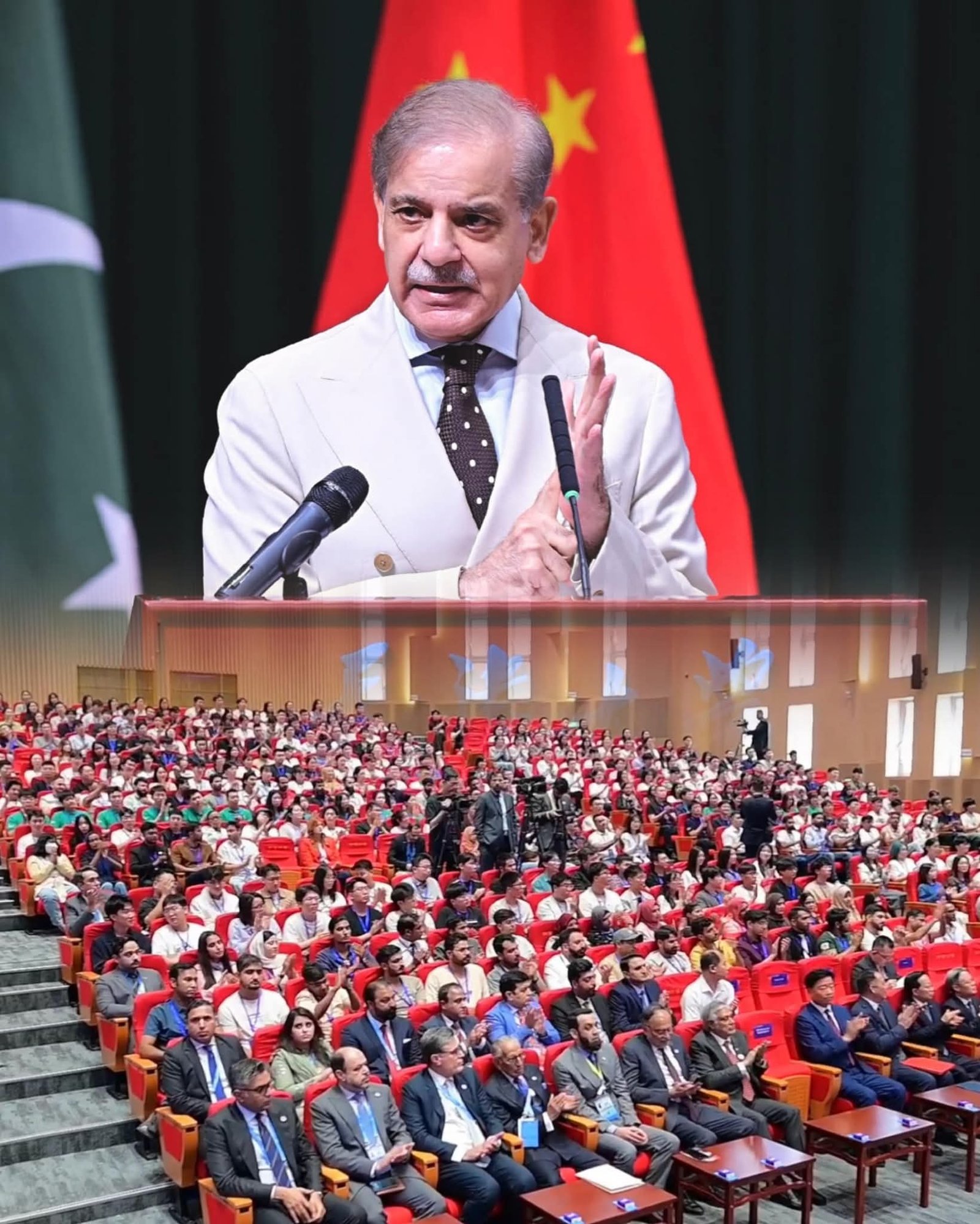 وزیراعظم شہباز شریف کا تیانجن یونیورسٹی میں خطاب، پاک۔چین دوستی کو لازوال قرار دیتے ہوئے تعلیم، تحقیق اور نوجوانوں کے تبادلوں میں تعاون بڑھانے پر زور 1 FB IMG 1756633751468