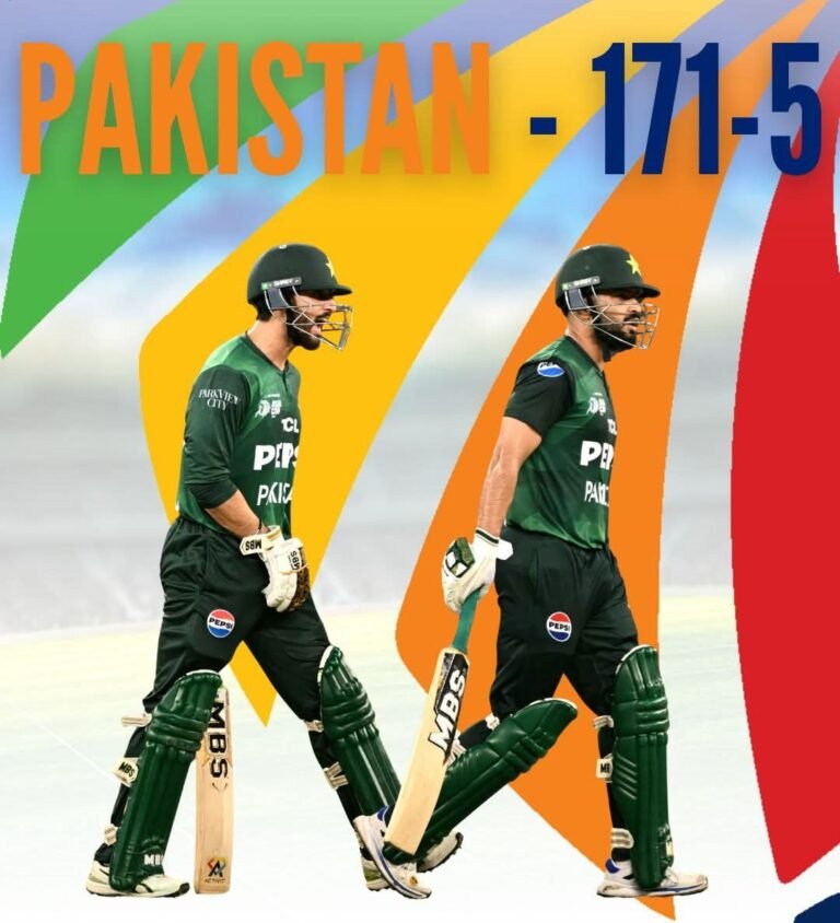 ایشیا کپ 2025 پاکستان نے بھارت کے لیے 172 رنز کا ہدف