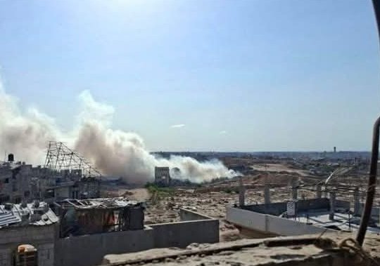 اسرائیلی فضائی حملہ، غزہ میں ایک ہی خاندان کے 11