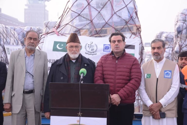 پاکستان نے فلسطین کے لیے مزید امدادی سامان روانہ کر دیا