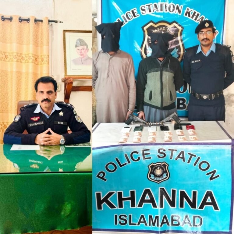 تھانہ کھنہ پولیس کا سنیچرز کے خلاف سخت ایکشن، دو گرفتار