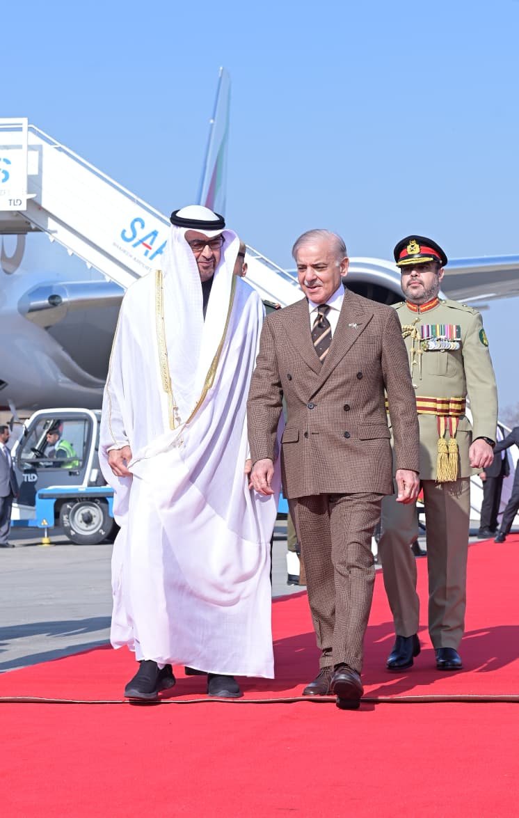 متحدہ عرب امارات کے صدر عزت مآب شیخ محمد بن زاید النہیان کی سرکاری دورے پر پاکستان آمد 68 IMG 20251226 WA0475