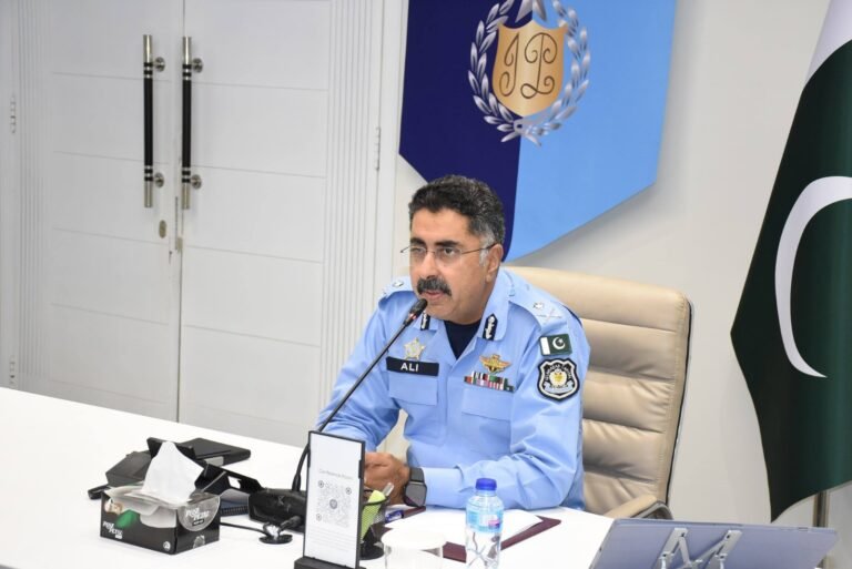 "اسلام آباد کو دنیا کا محفوظ ترین شہر بنانا ہمارا ہدف ہے” — آئی جی سید علی ناصر رضوی