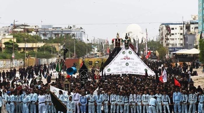 یوم عاشورہ: پاکستان بھر میں شہدائے کربلا کی یاد میں جلوس، سیکیورٹی ہائی الرٹ 22 IMG 20260626 WA1208