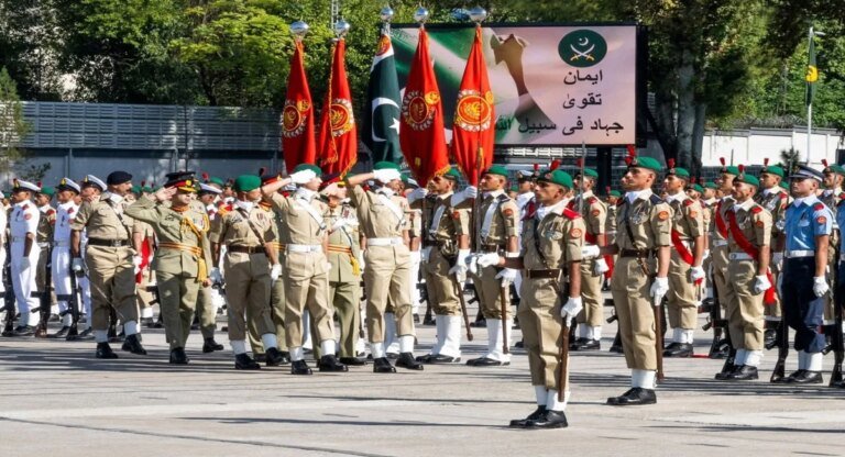 Passing out parade of cadets of 154th PMA long course