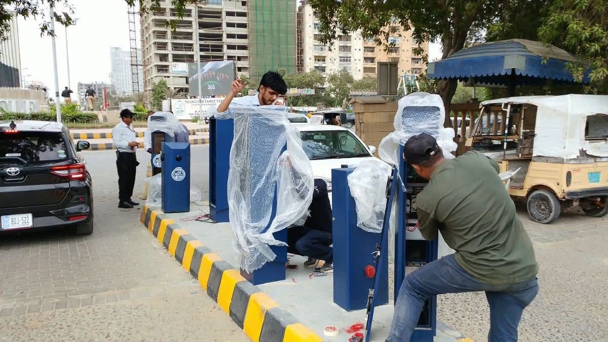 Karachi digital parking system Murtaza Wahab