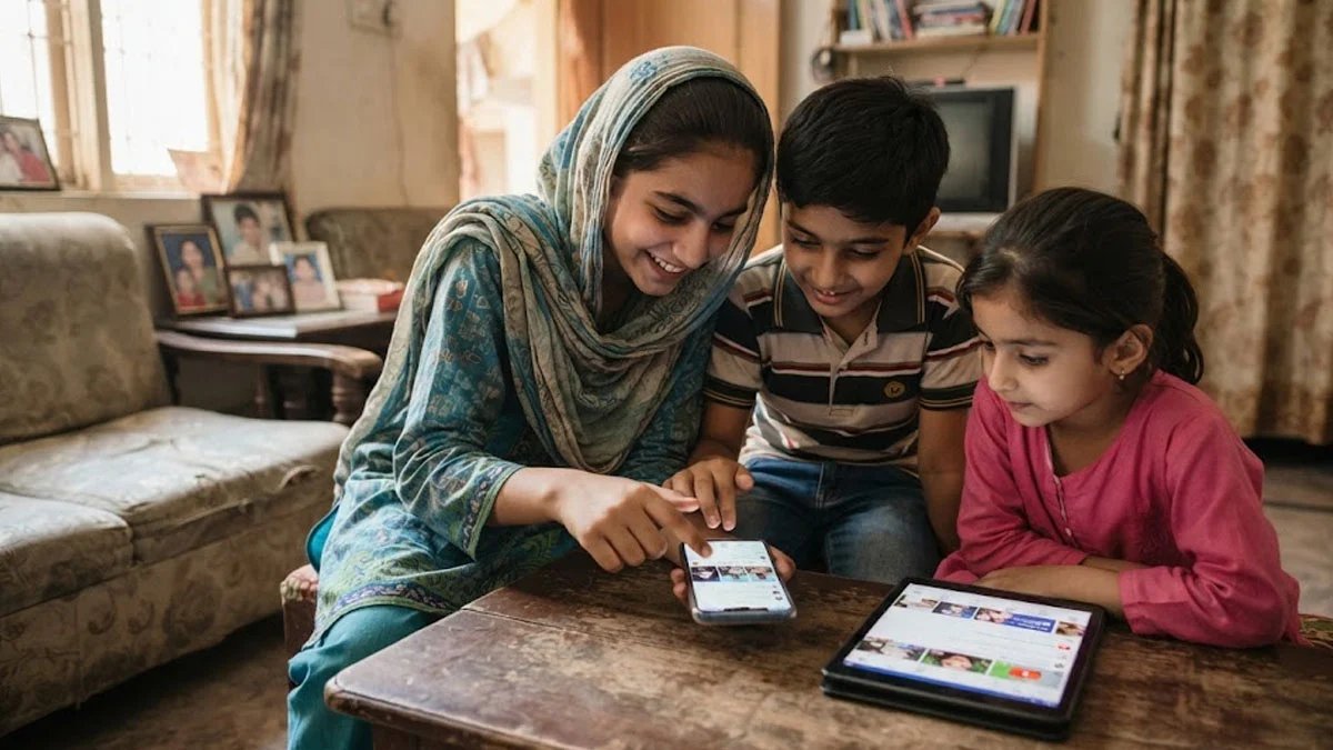 Kids Using SOcial Media