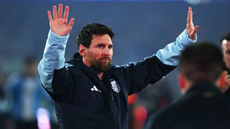 Lionel Messi signs off in tears after one last Argentina master class