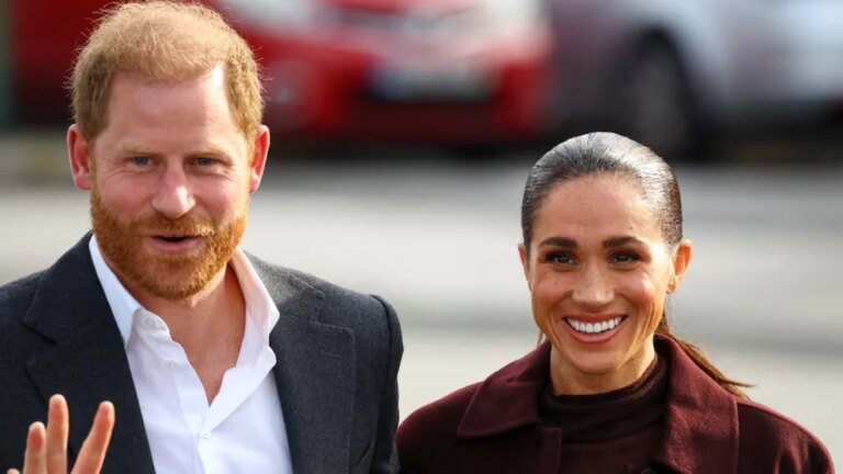 Prince Harry and wife Meghan make first joint appearance since UK return