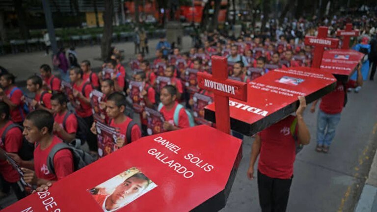 Thousands protest ahead of Mexican president’s