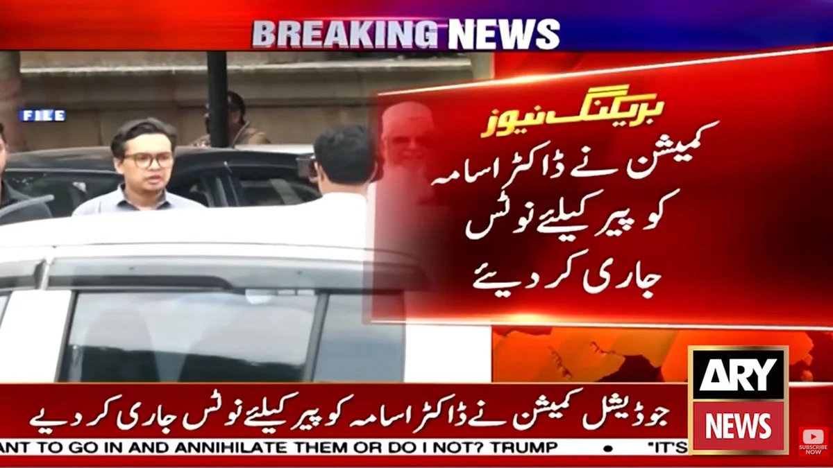 Mir Raza Ali Dr Osama judicial commission