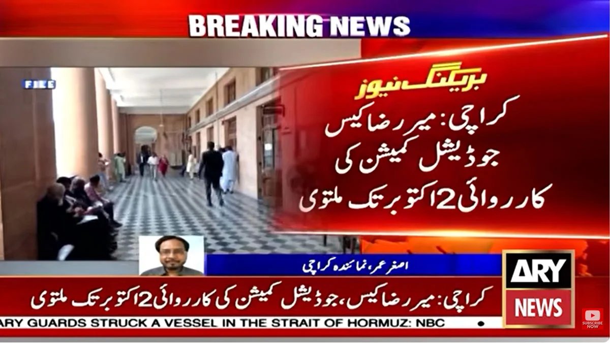 Mir Raza Ali judicial commission hearing