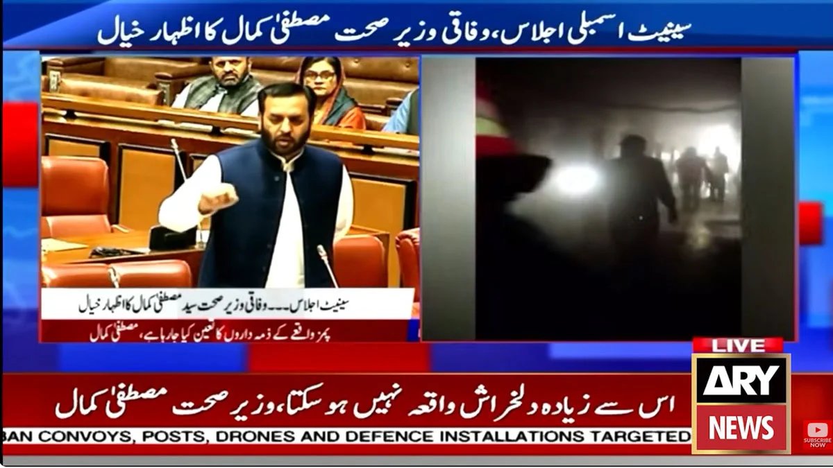 Mustafa Kamal PIMS tragedy Senate