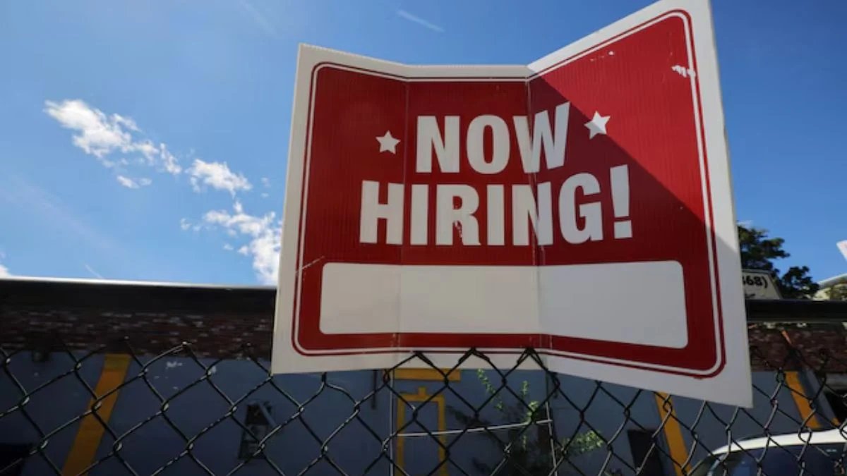 Now Hiring sign board