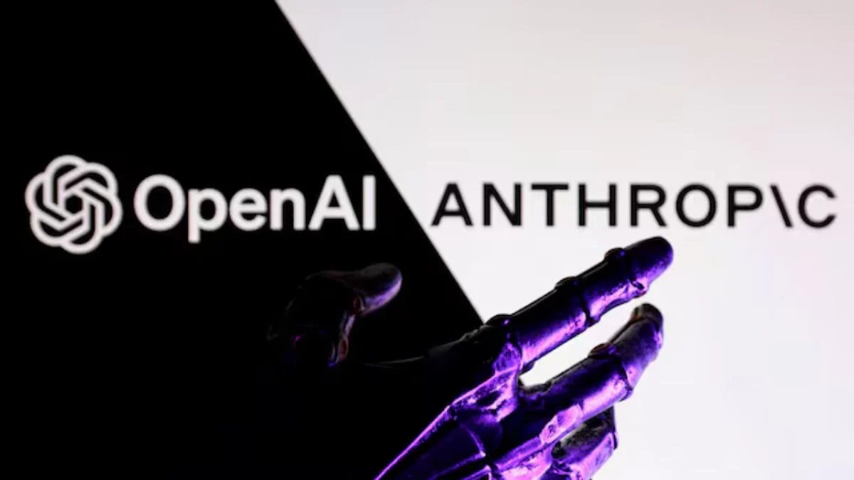 OpenAI and Anthropic logos