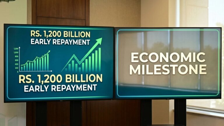 Pakistan makes record early repayment of Rs.1200 billion loan