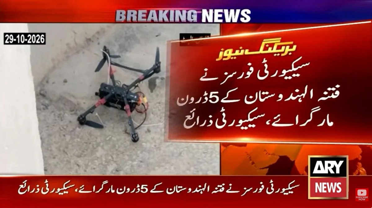 Pakistan security forces Fitna al Hindustan drones
