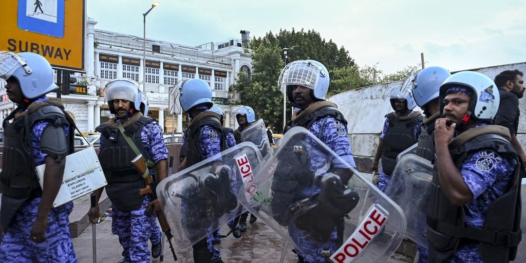 RAF security personnel