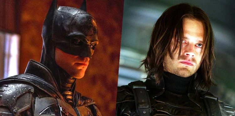 Sebastian Stan and Batman