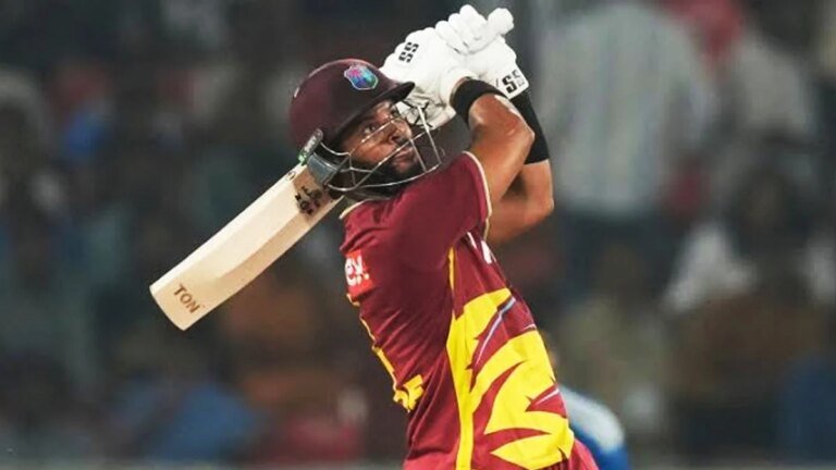 Shai Hope smashes record fourth T20I century in India