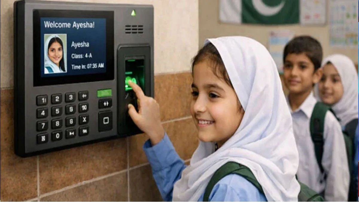 Sindh digital attendance students