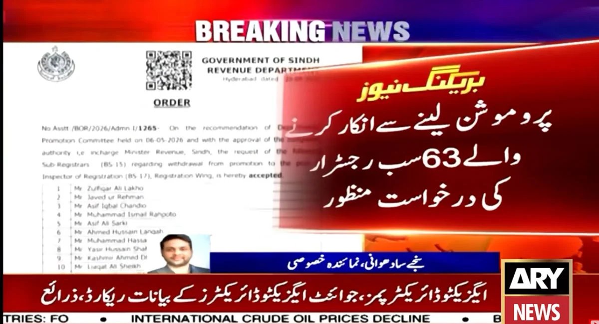 Sindh sub registrars