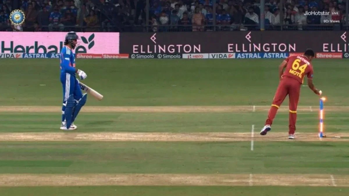 Tilak Varma Gautam Gambhir bizarre run out