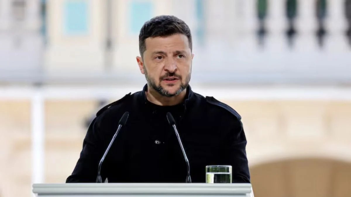 Ukranian President Voloydmyr Zelensky