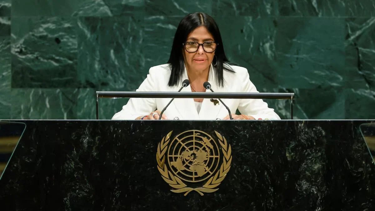 Venezuelas interim President Delcy Rodriguez