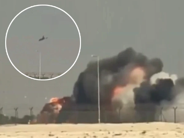 دبئی کے آسمان پر آگ کا نوحہ: تیجس کے المیے نے فضا کو سوگوار کر دیا 10 indian plane crash in dubai airshow1763723145 0