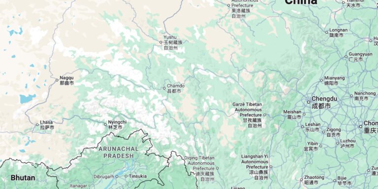 چین نے اروناچل پردیش کے مقامات کو نئے نام دیے، ہندوستان نے کہا 63 map of Arunachal Pradesh