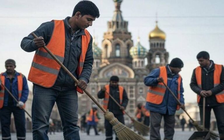 40 ہزار بھارتی مزدوری کیلئے روس جائیں گے