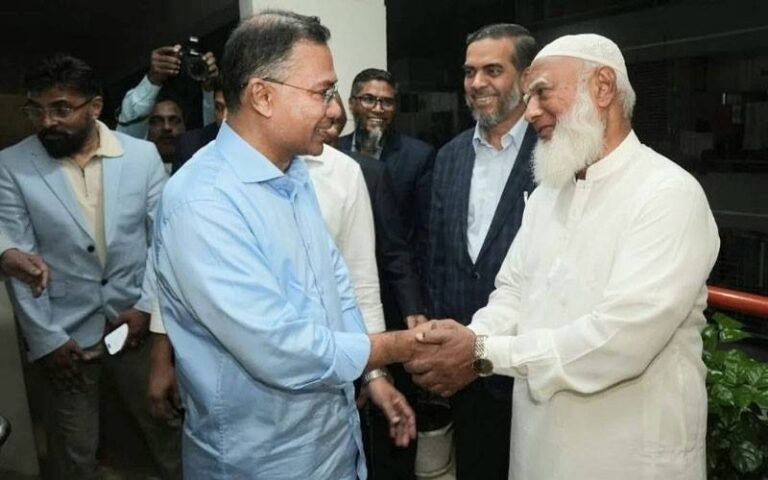 بنگلہ دیش کے متوقع وزیراعظم طارق رحمان خود جماعت اسلامی کے رہنما کے گھر پہنچ گئے
